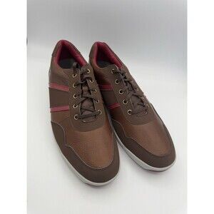 FootJoy Contour Casual Golf Shoes 54371 Mens 14 Brown Leather NIB